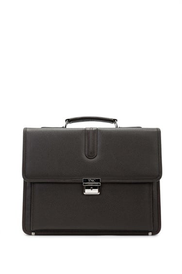  Tamer Tanca Erkek Vegan Kahverengi Evrak Çantası