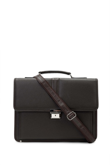  Tamer Tanca Erkek Vegan Kahverengi Evrak Çantası