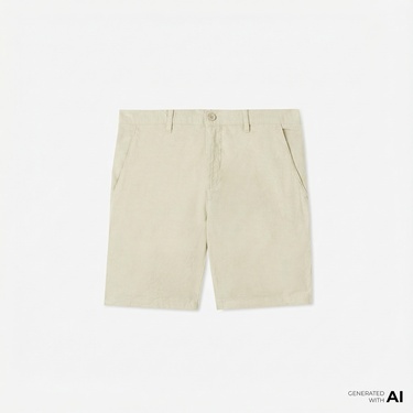  Nautica Erkek Bej Slim Fit Şort