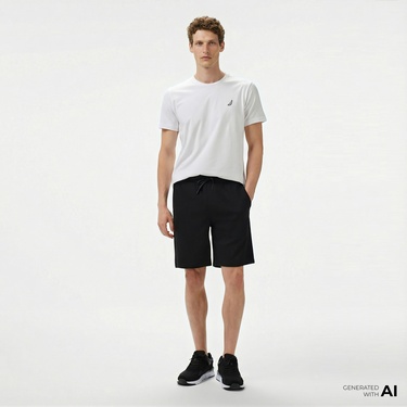 Nautica Erkek Siyah Regular Fit Şort
