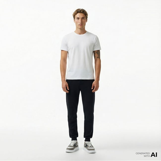  Nautica Erkek Siyah Regular Fit Eşofman Altı