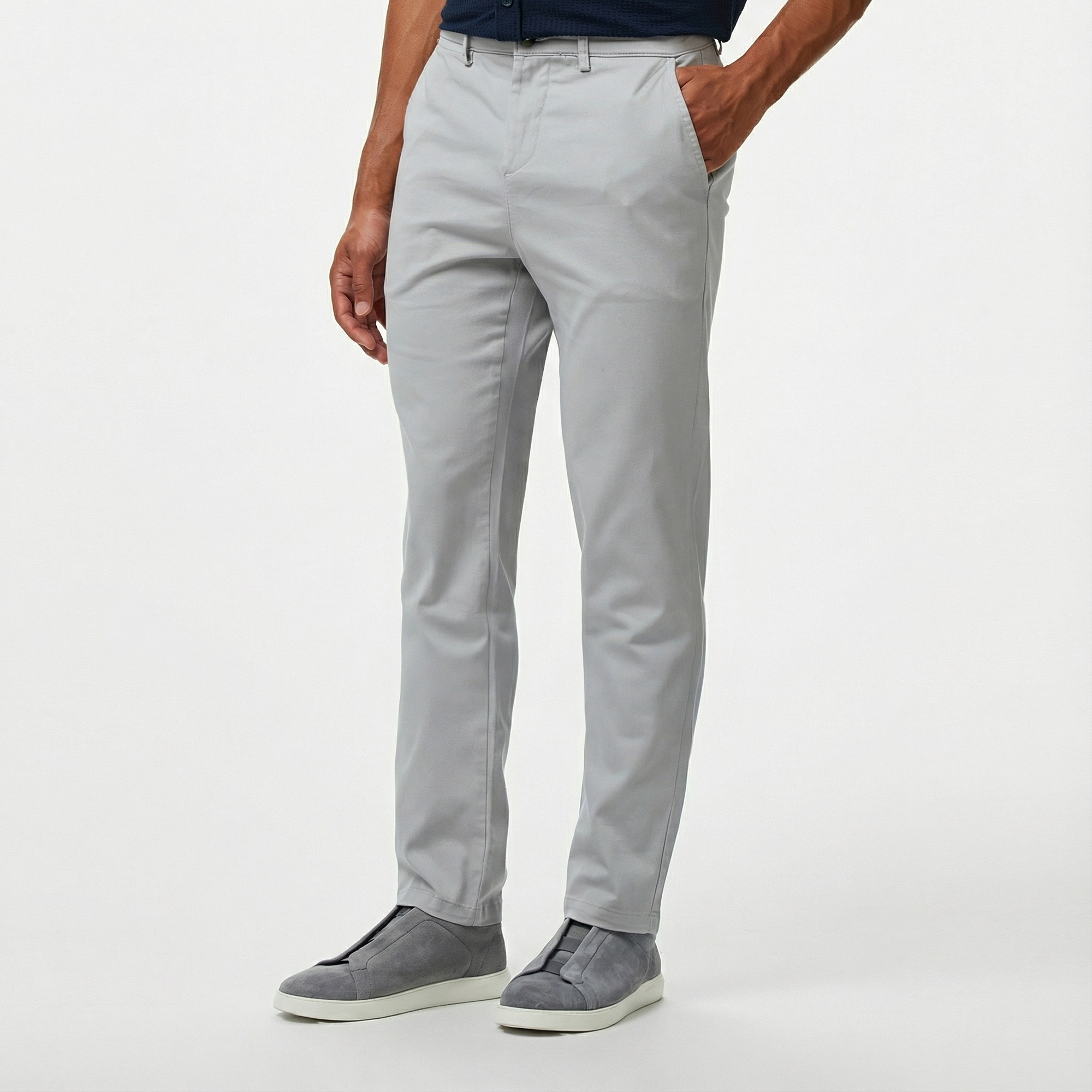 Nautica Erkek Gri Slim Fit Pantolon