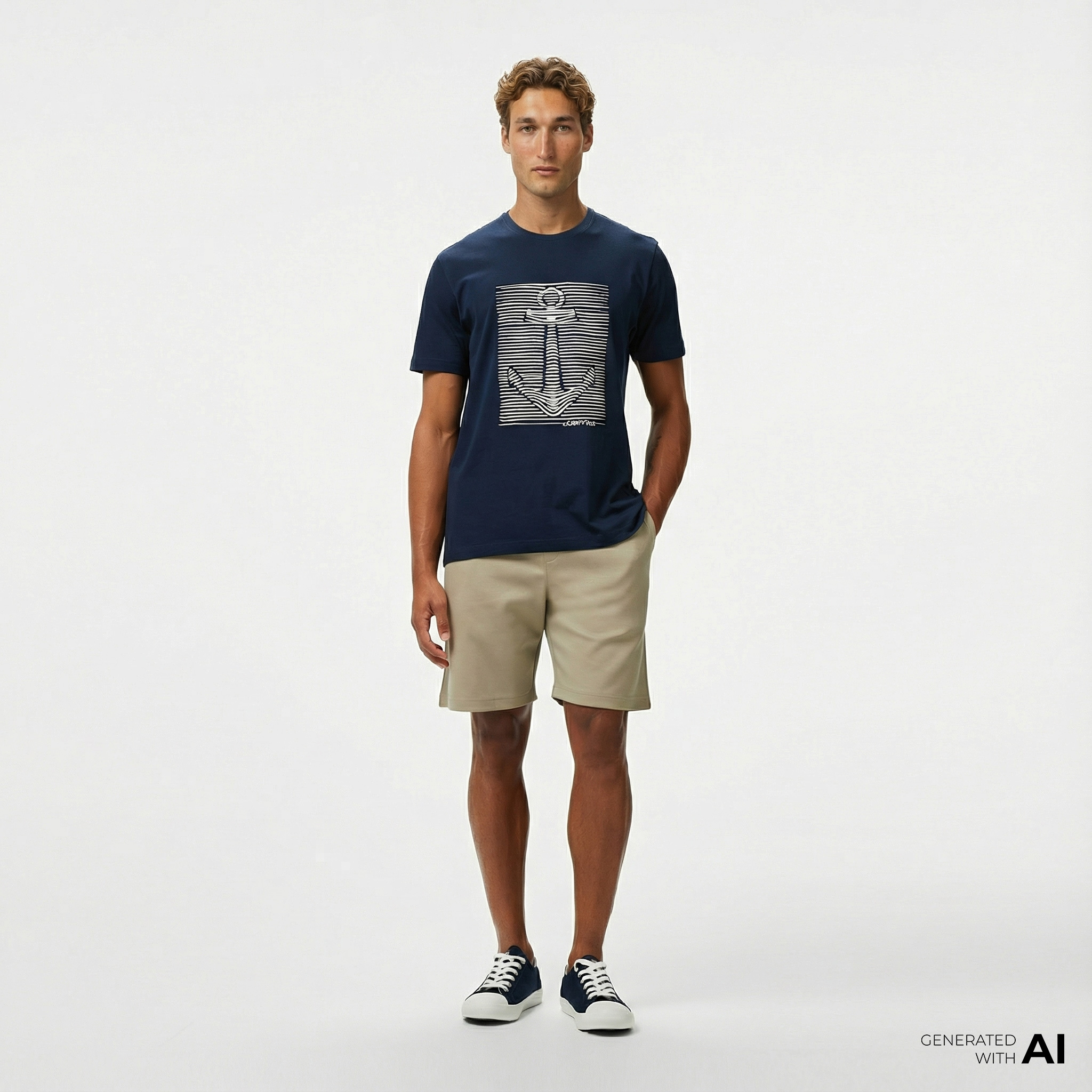  Nautica Erkek Bej Regular Fit Şort