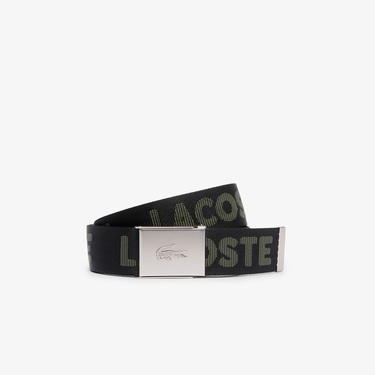  Lacoste Casual Erkek Siyah Kemer