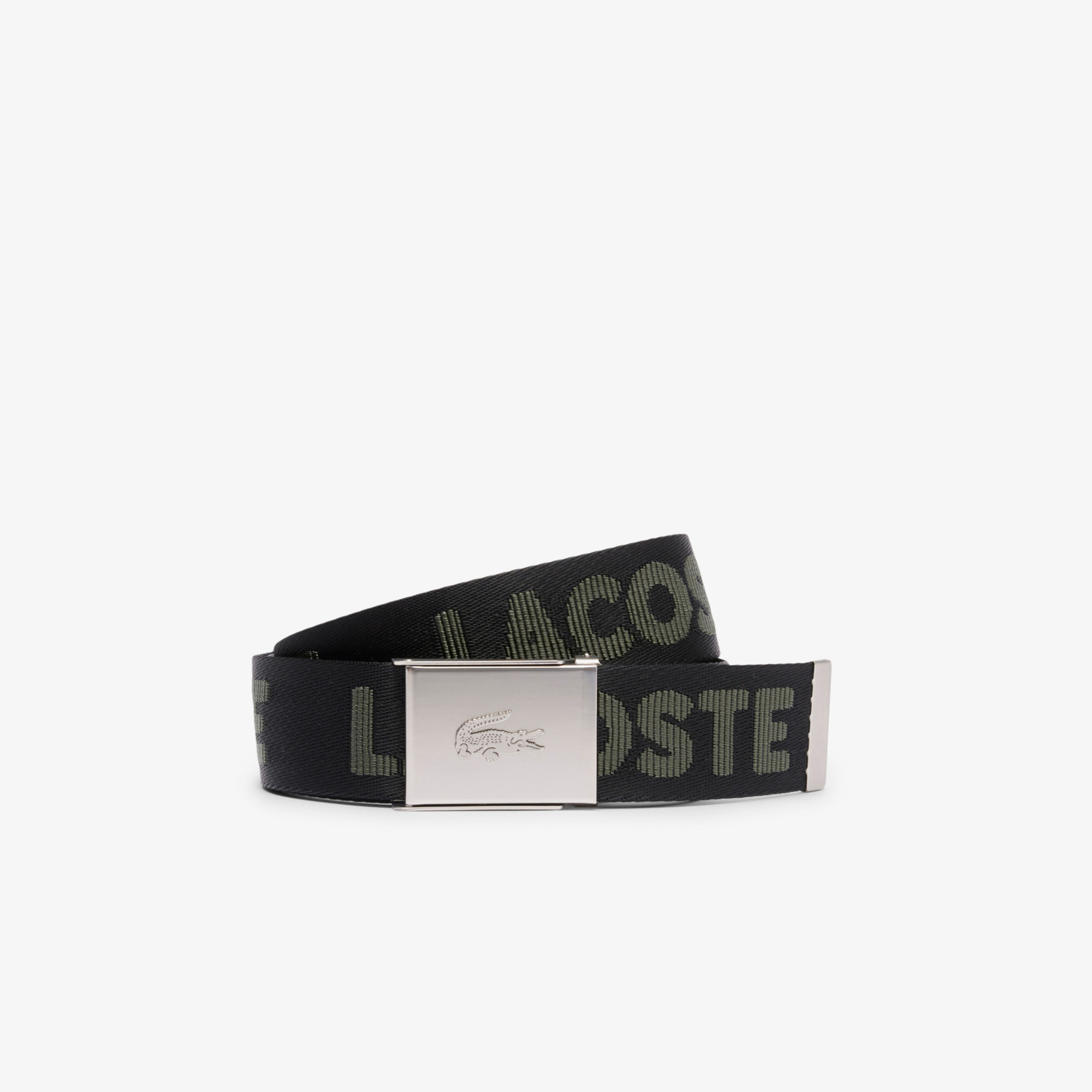  Lacoste Casual Erkek Siyah Kemer