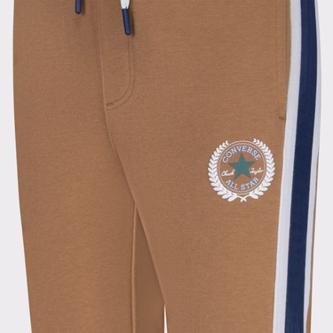  Converse Rec Club Side Stripe Jogger Çocuk Kahverengi Eşofman Altı