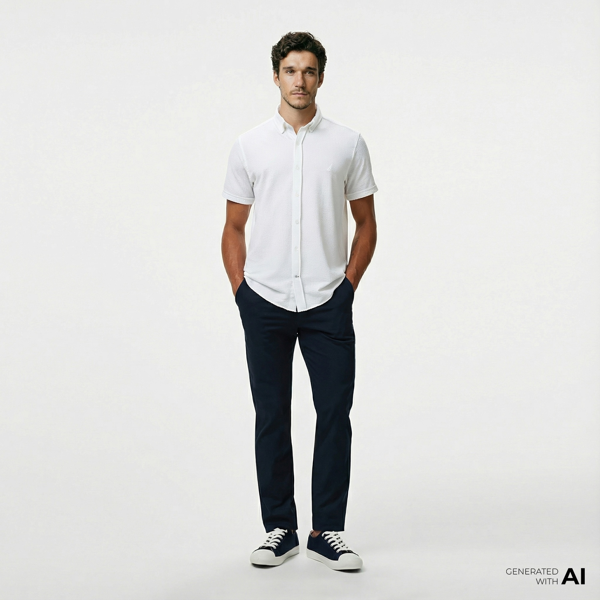 Nautica Erkek Lacivert Slim Fit Pantolon