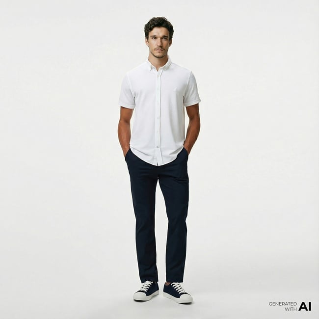  Nautica Erkek Lacivert Slim Fit Pantolon