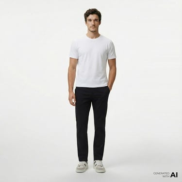  Nautica Erkek Siyah Slim Fit Pantolon