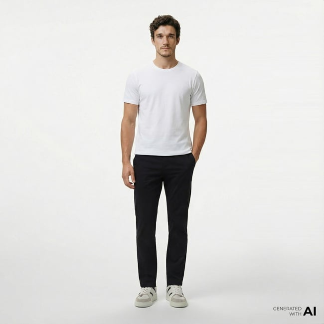  Nautica Erkek Siyah Slim Fit Pantolon