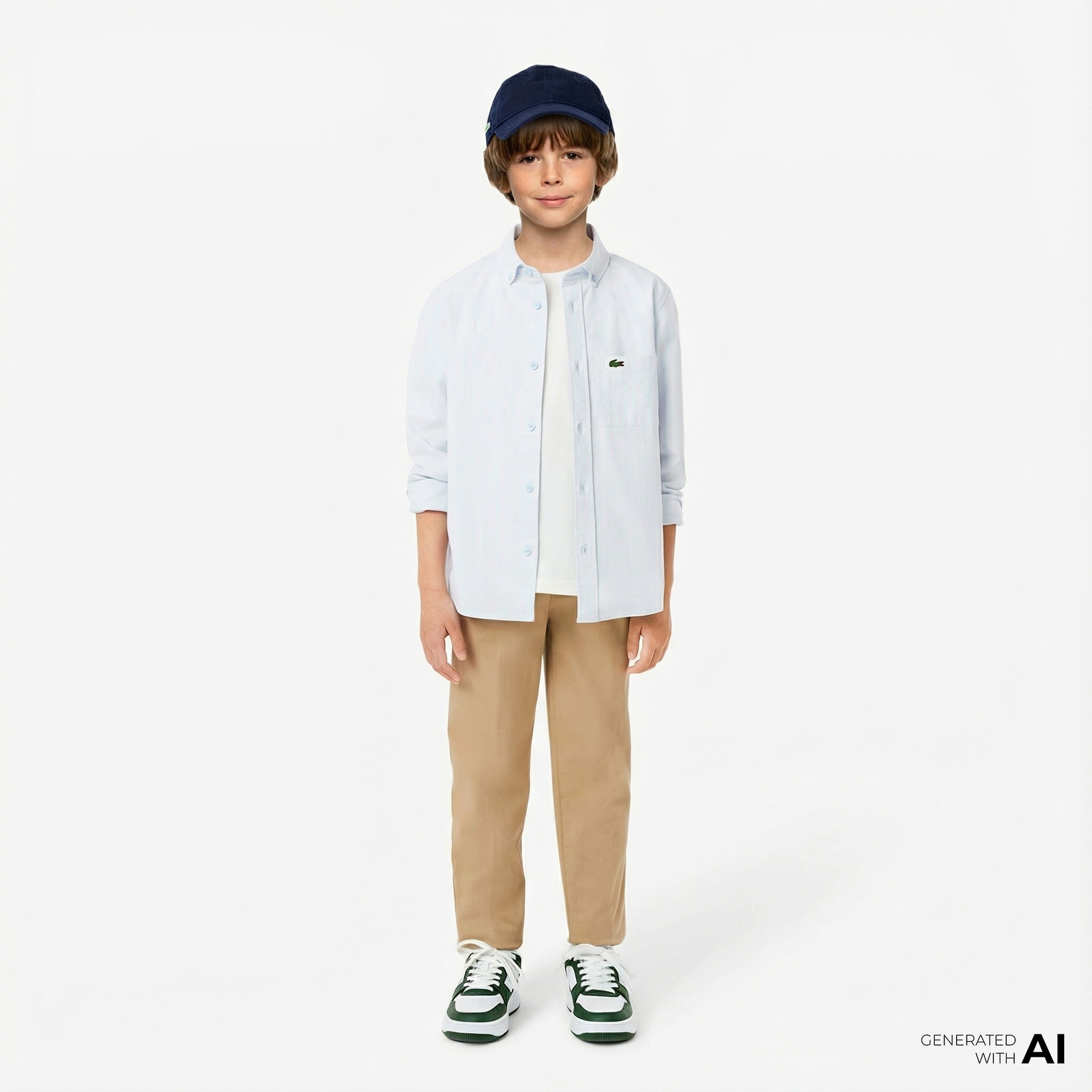 Lacoste Çocuk Regular Fit Bej Pantolon