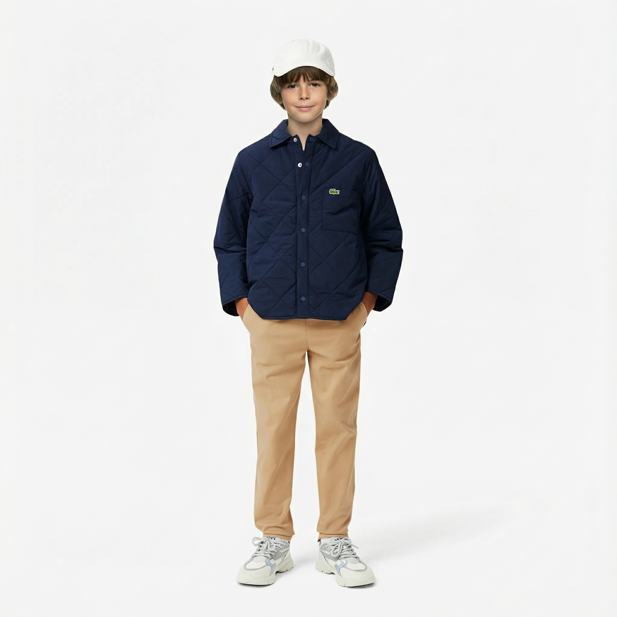 Lacoste Çocuk Regular Fit Bej Pantolon