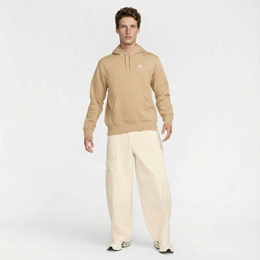  Nike Club Erkek Bej Hoodie