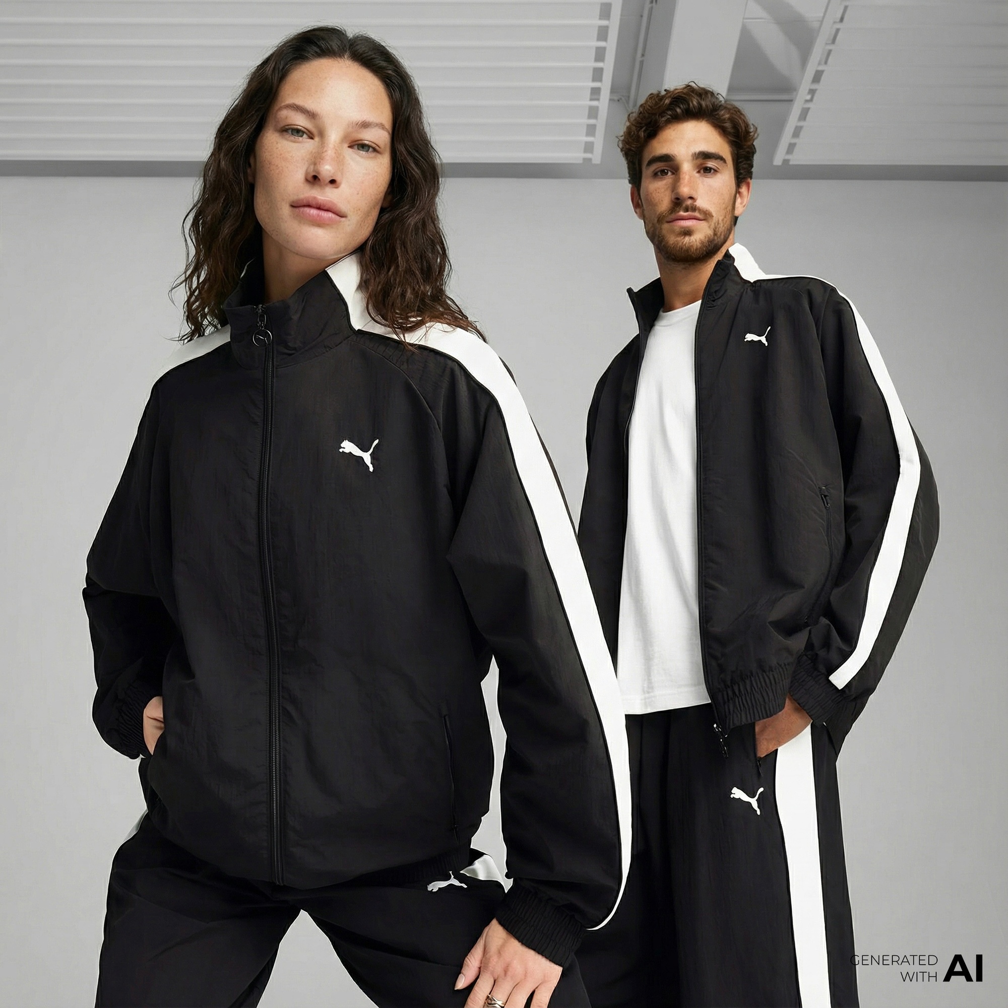 Puma T7 Oversized Track  Unisex Siyah Ceket