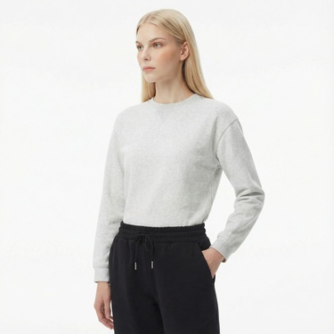  Calvin Klein Premium Terry Emblem Relaxed Jogger Kadın Siyah Eşofman Altı