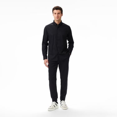  Nautica Erkek Siyah Slim Fit Gömlek