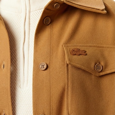  Lacoste Kadın Kahverengi Gömlek