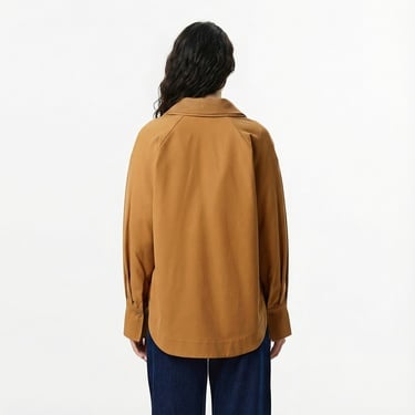  Lacoste Kadın Kahverengi Gömlek