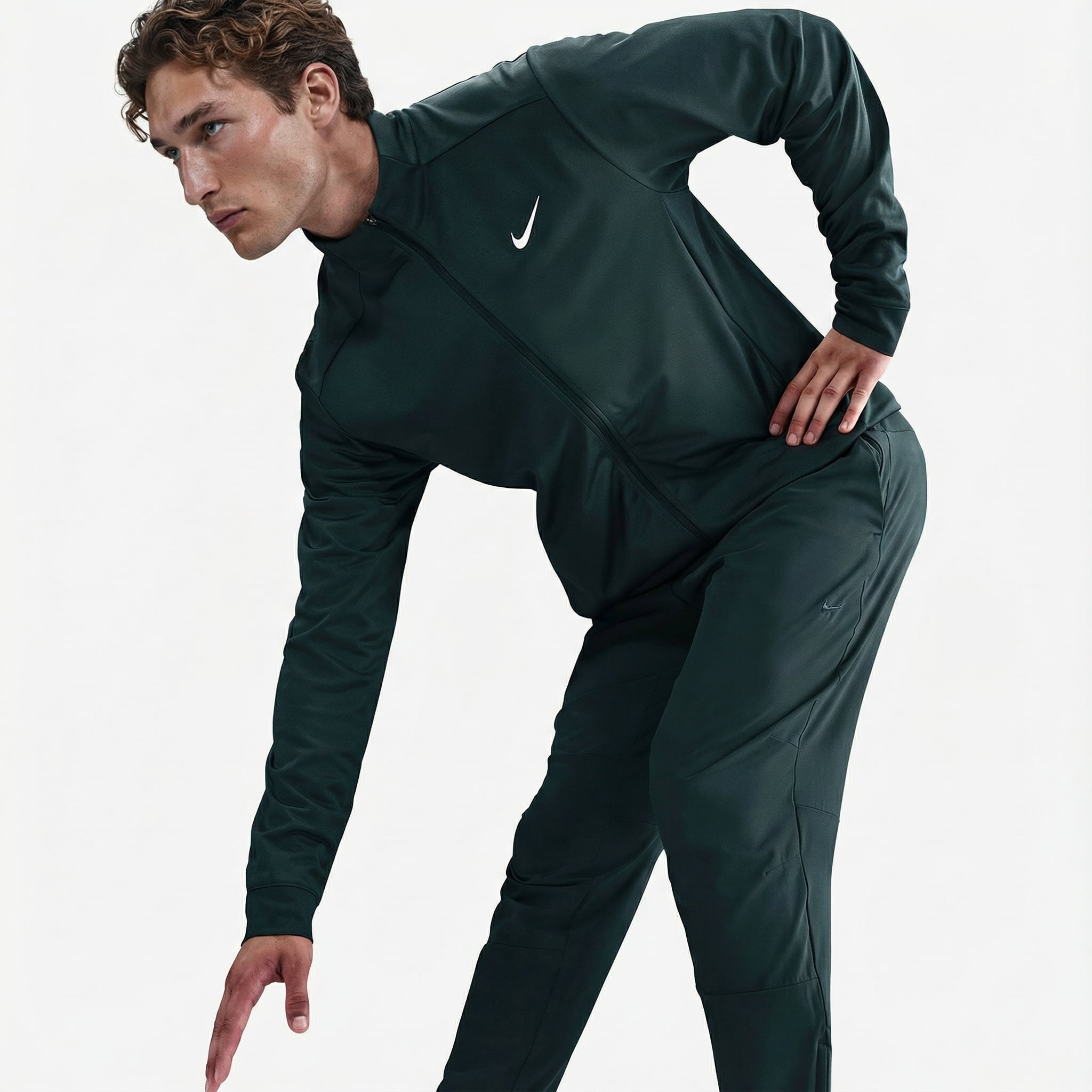  Nike Dri-Fit Unlimited Erkek Yeşil Eşofman Altı