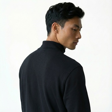  Nike Sportswear Club Fleece Top Erkek Siyah Sweatshirt