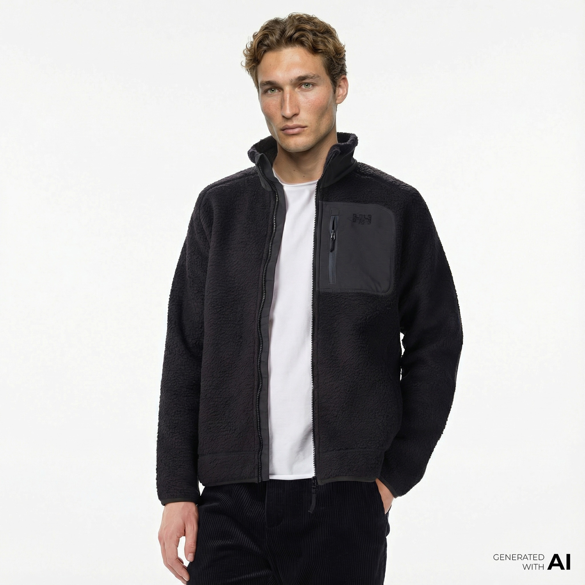 Helly Hansen Panorama Pile Block Erkek Siyah Ceket