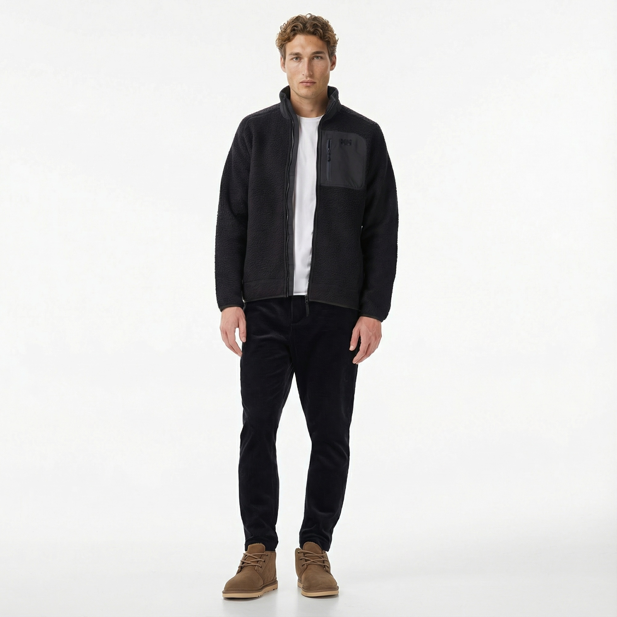 Helly Hansen Panorama Pile Block Erkek Siyah Ceket