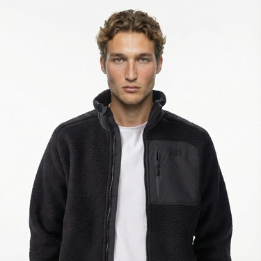  Helly Hansen Panorama Pile Block Erkek Siyah Ceket