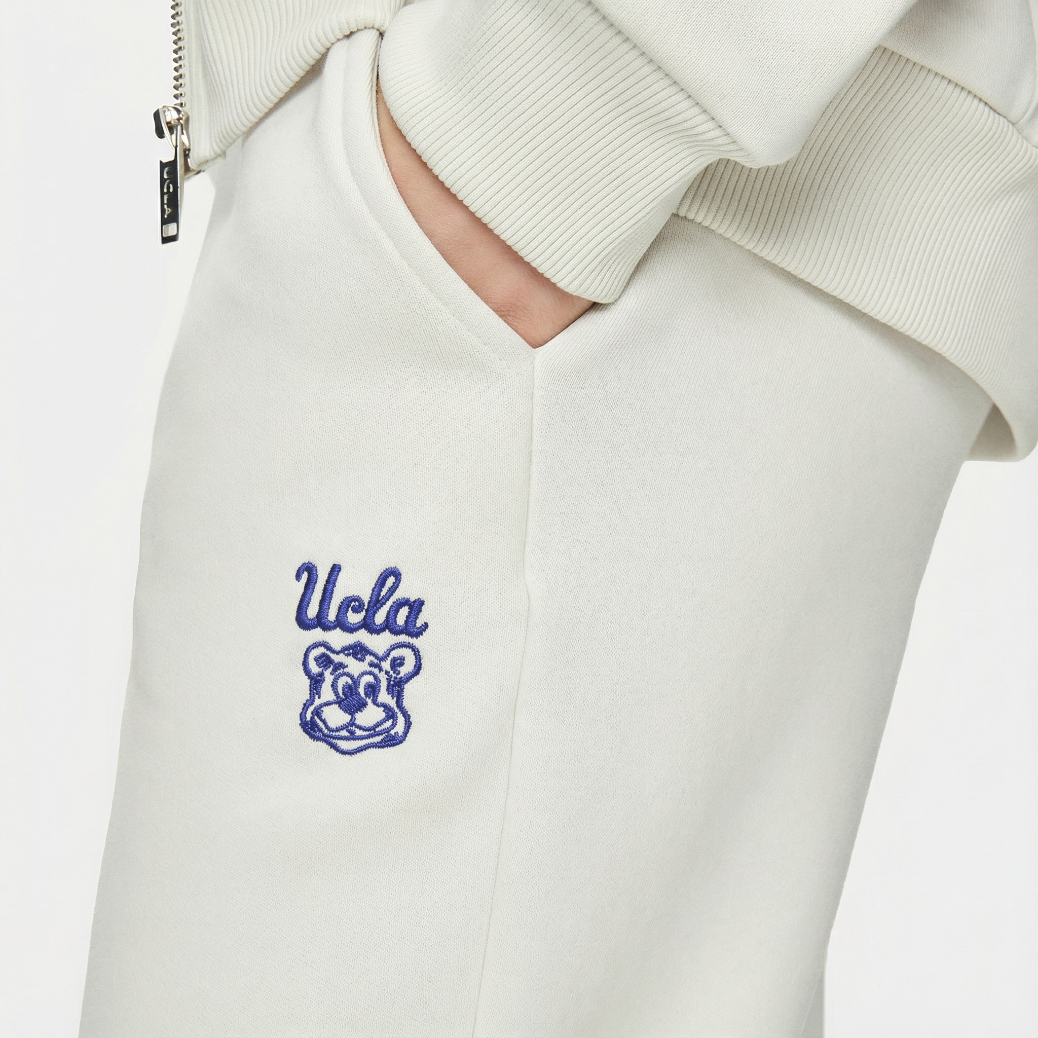  Ucla Marais Kadın Krem Rengi Eşofman Altı