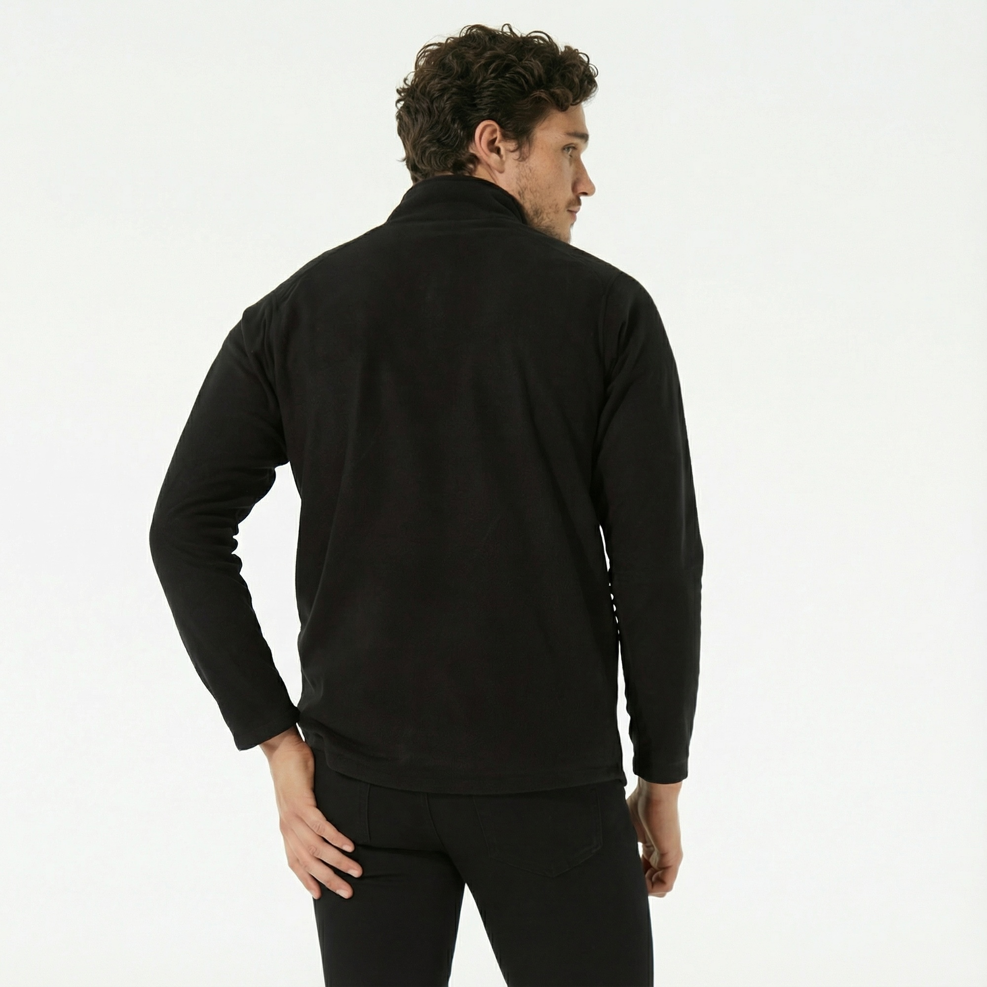 Helly Hansen HH Mount Fleece Erkek Siyah Polar Sweatshirt