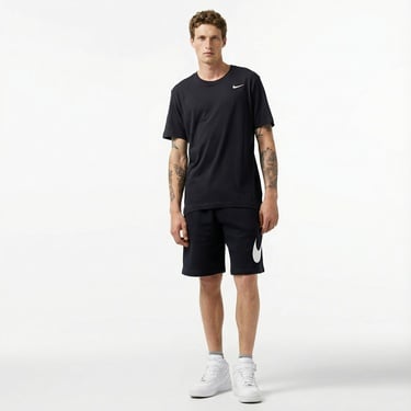  Nike Dri-Fit Crew Solid Erkek Siyah T-Shirt