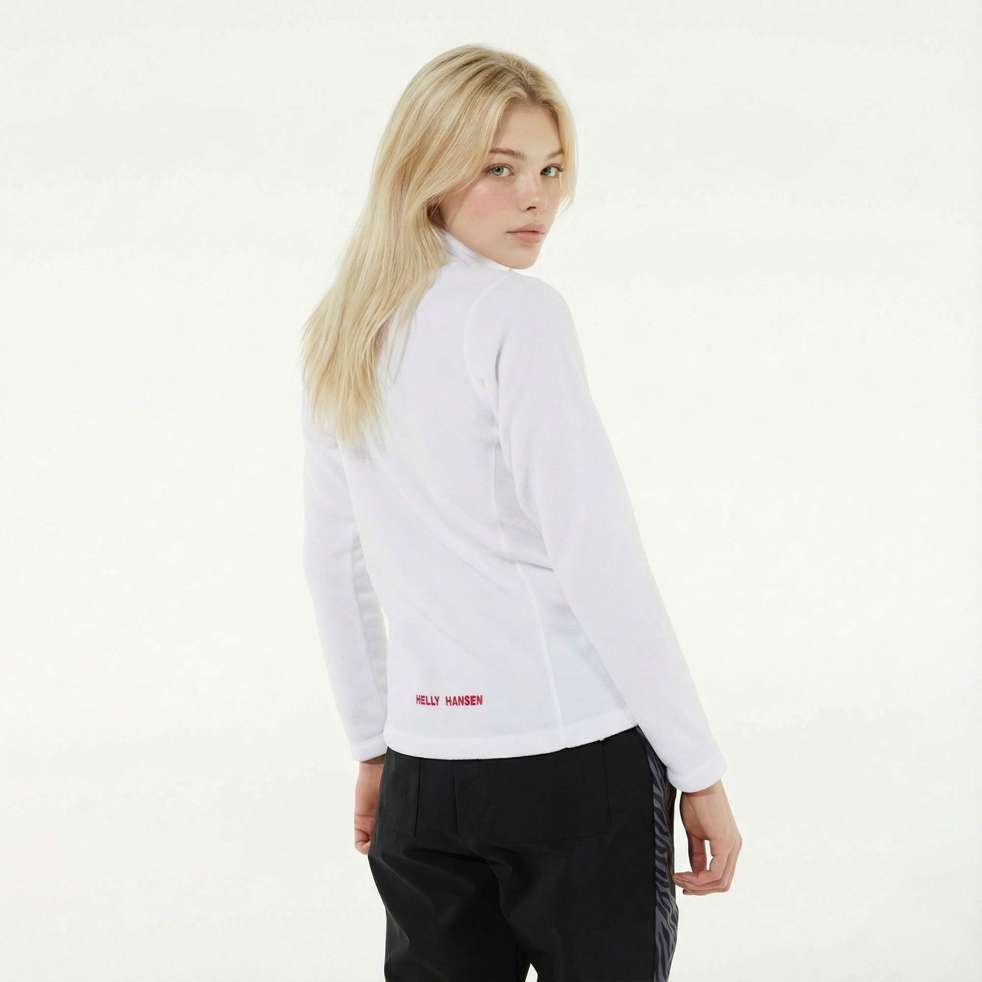 Helly Hansen Slop Fleece Kadın Beyaz Polar Sweatshirt