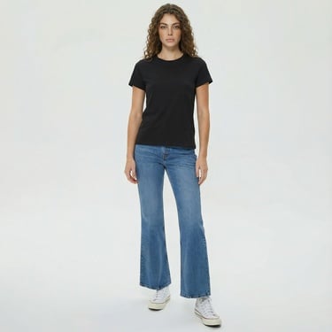  Levi's Perfect Mineral 4 Black X Graphic Kadın Siyah T-Shirt