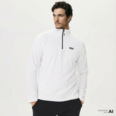 Helly Hansen Mount Polar Erkek Beyaz Sweatshirt