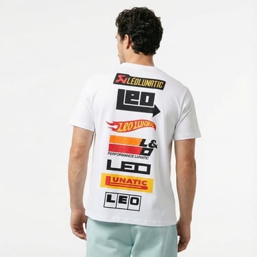  Leo Lunatic Service Erkek Beyaz T-Shirt