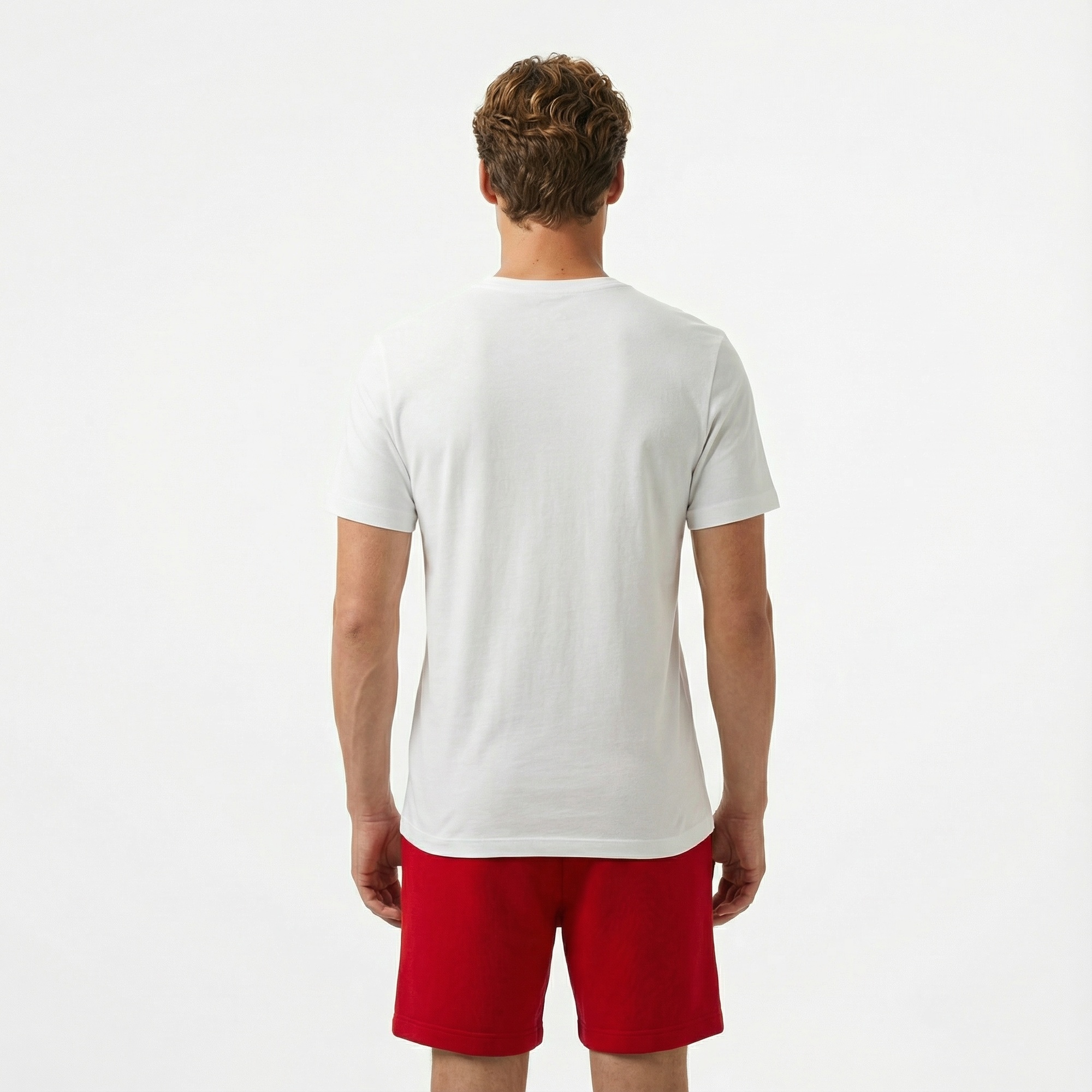 Nike Sporstwear Verbiage Erkek Beyaz T-Shirt