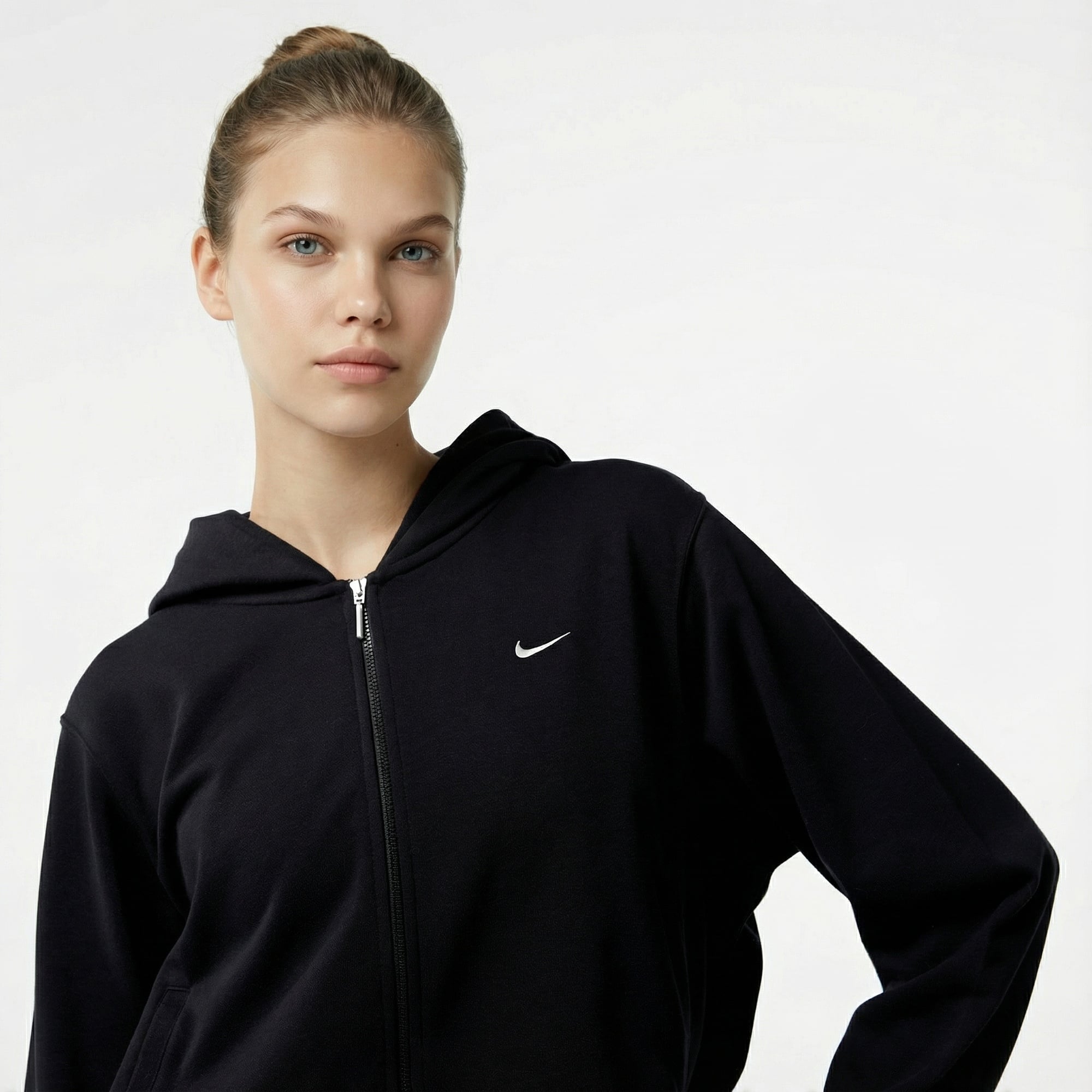 Nike Sportswear Chill Terry Kadın Siyah Eşofman Üstü