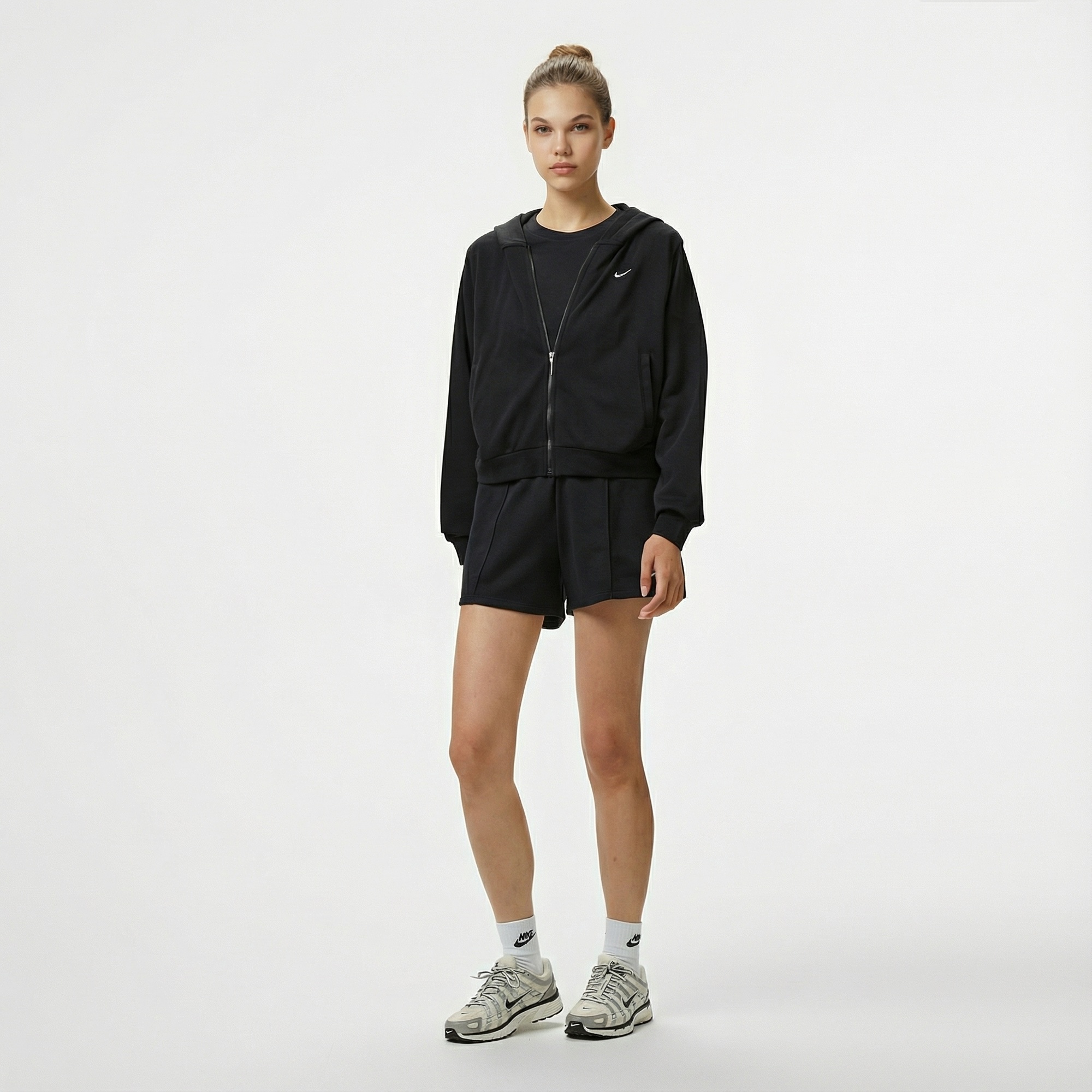 Nike Sportswear Chill Terry Kadın Siyah Eşofman Üstü