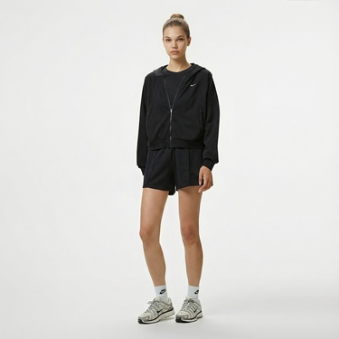  Nike Sportswear Chill Terry Kadın Siyah Eşofman Üstü