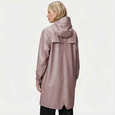  Rains Long Jacket W3 Unisex Kahverengi Yağmurluk