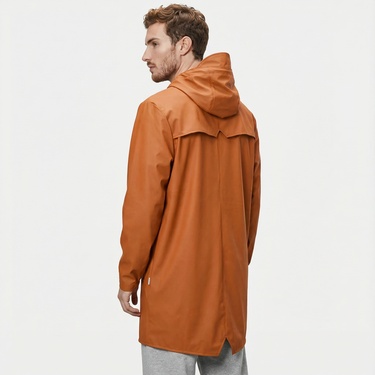  Rains Long Jacket W3 Unisex Turuncu Yağmurluk