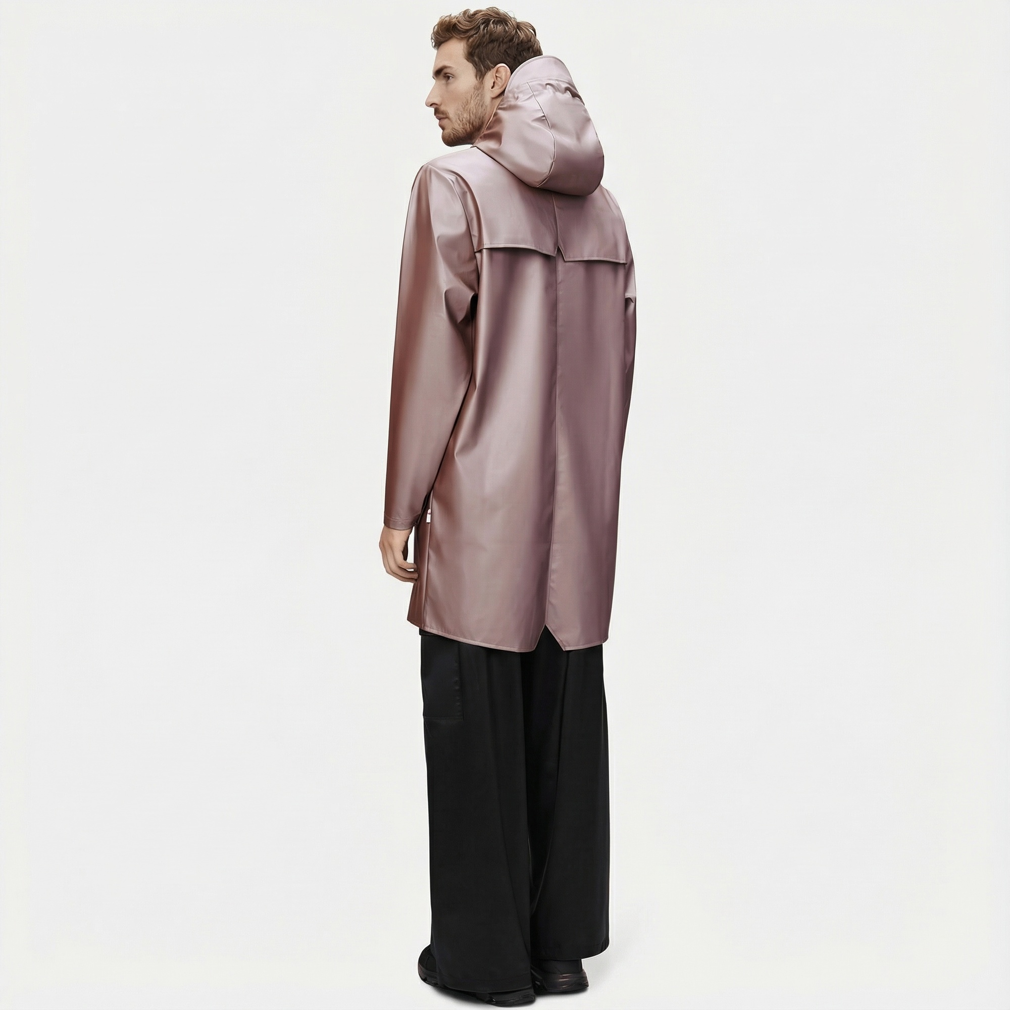 Rains Long Jacket W3 Unisex Kahverengi Yağmurluk