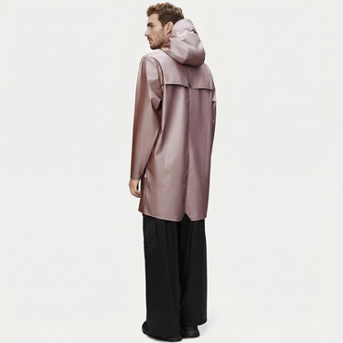  Rains Long Jacket W3 Unisex Kahverengi Yağmurluk