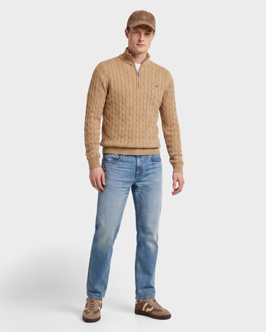  GANT Erkek Yeşil Regular Fit Örgü Kazak