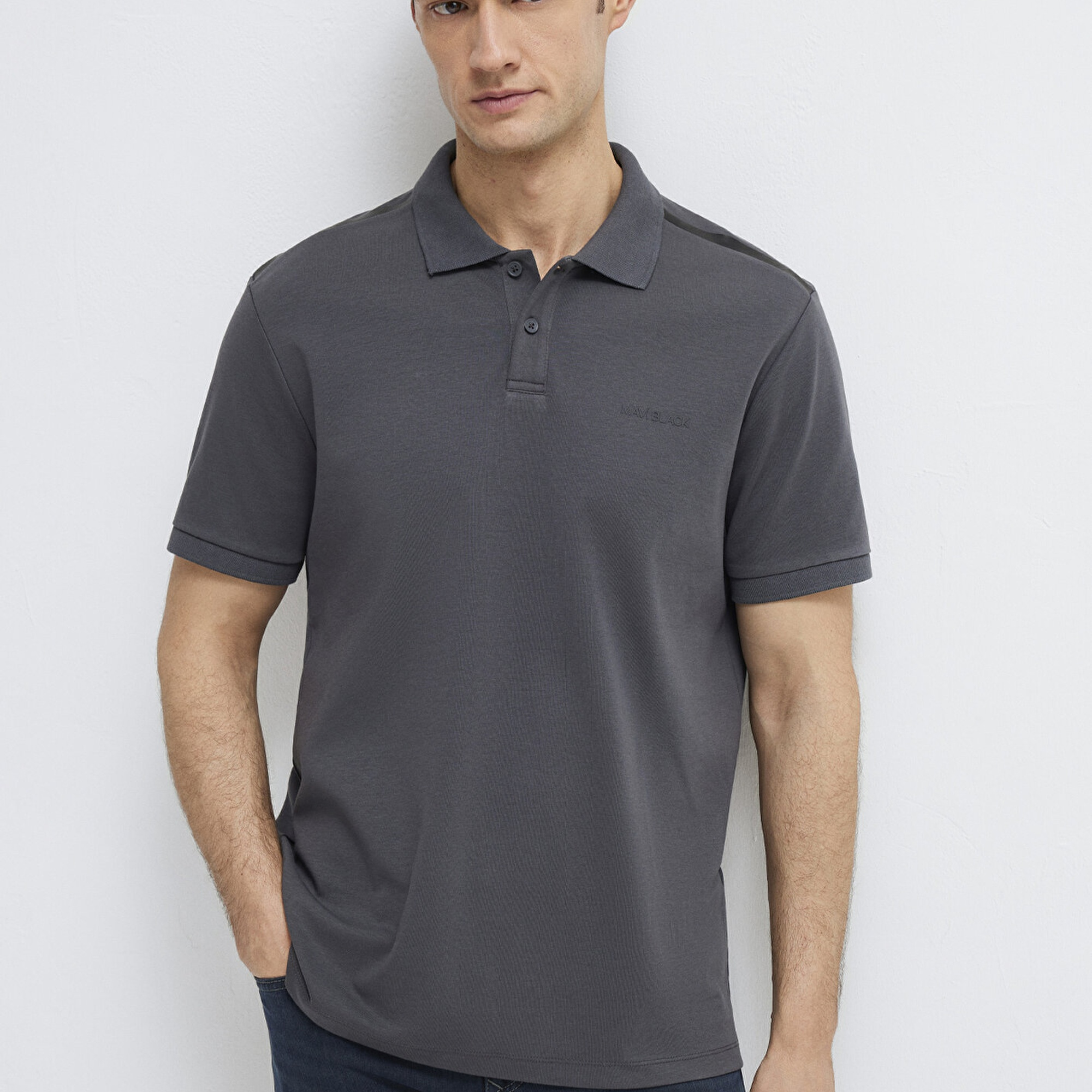 Mavi Siyah Polo Tişört Regular Fit / Normal Kesim 0613136-89100