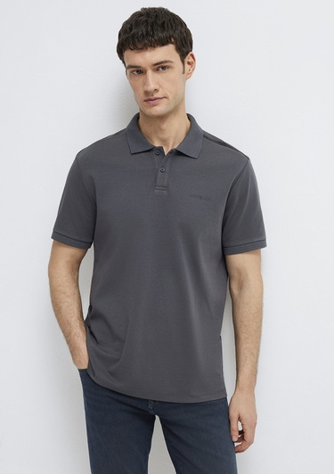  Mavi Siyah Polo Tişört Regular Fit / Normal Kesim 0613136-89100