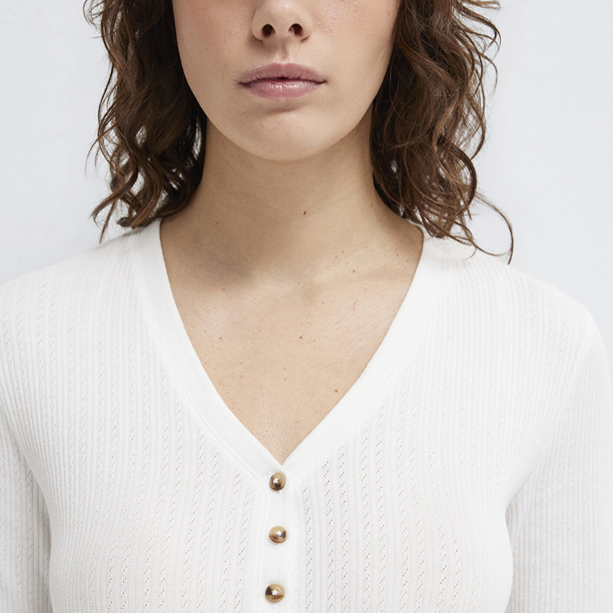 Mavi Ekru Tişört Fitted / Vücuda Oturan Kesim 1613761-70057