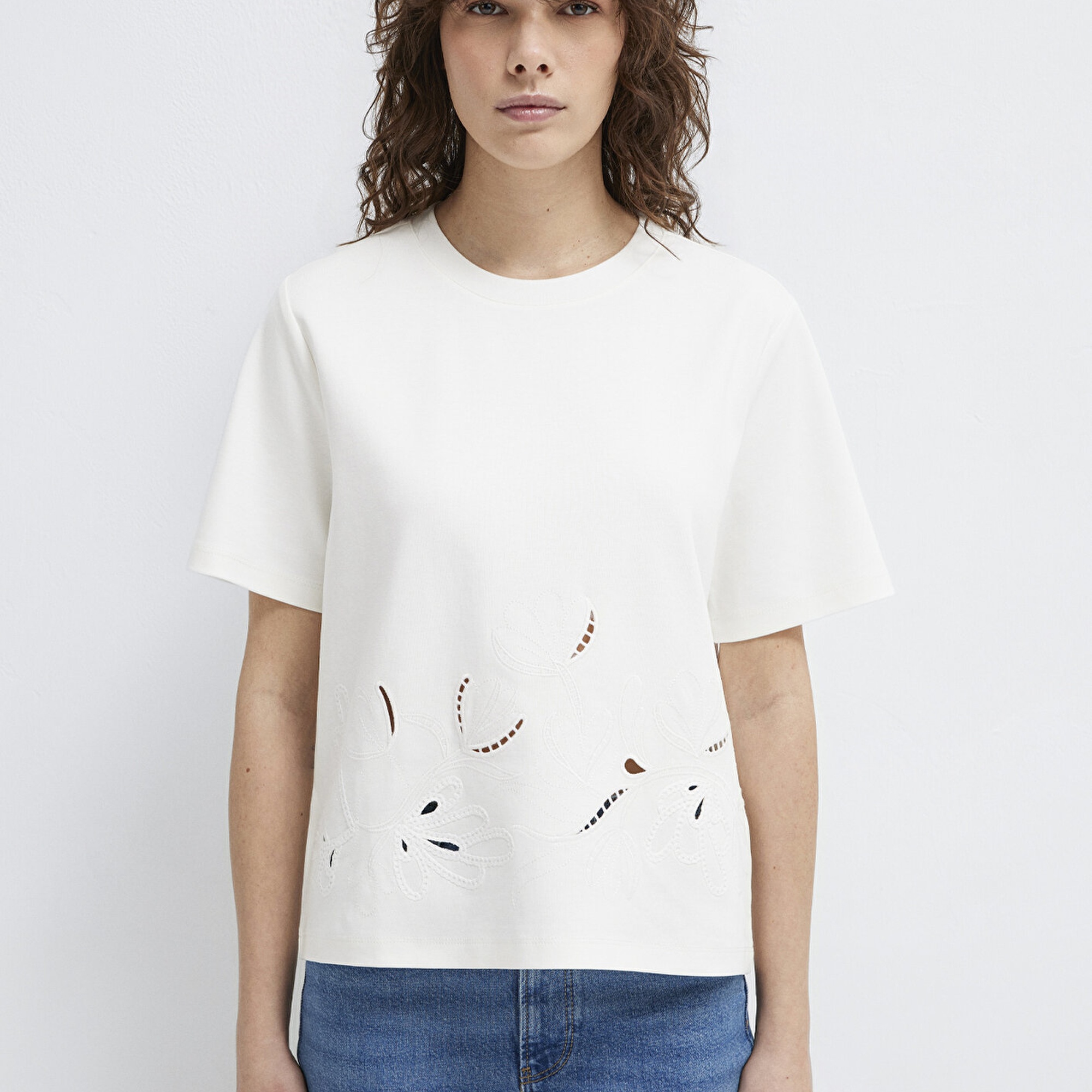 Mavi Ekru Tişört Regular Fit / Normal Kesim 1613759-70057