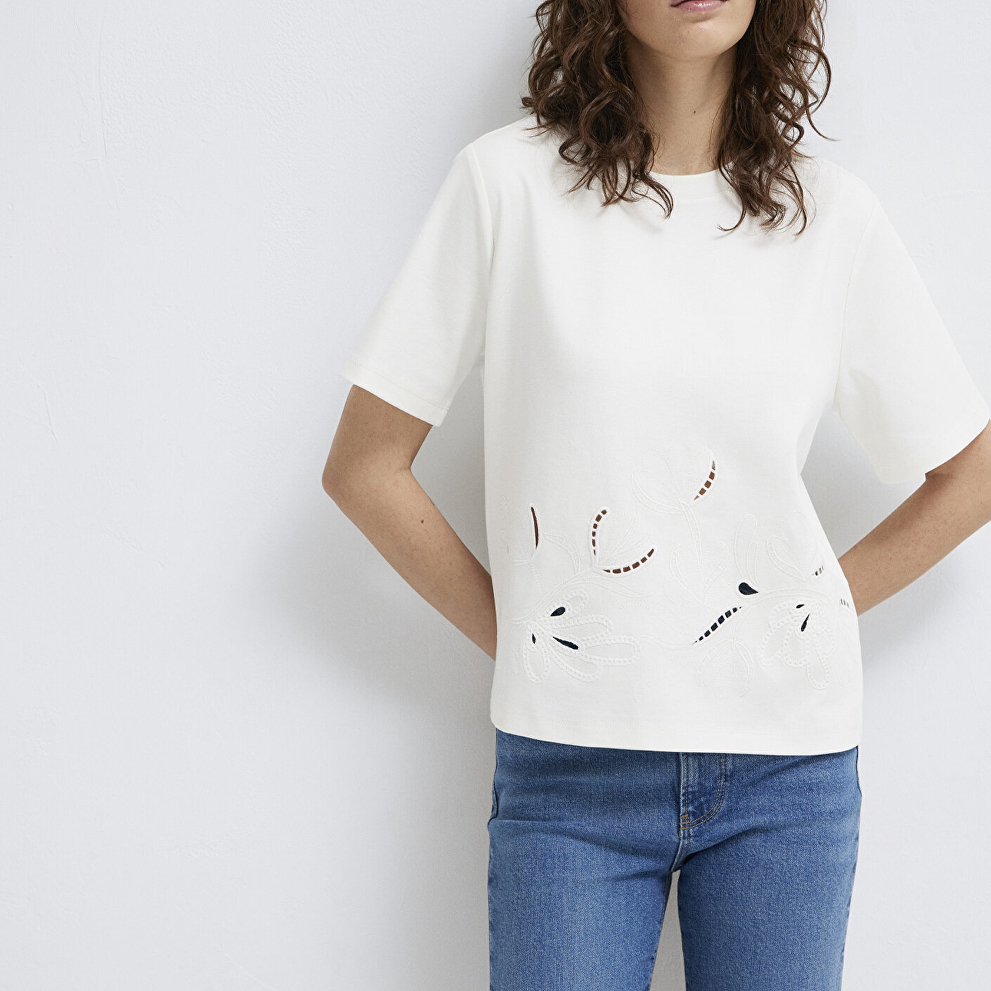 Mavi Ekru Tişört Regular Fit / Normal Kesim 1613759-70057