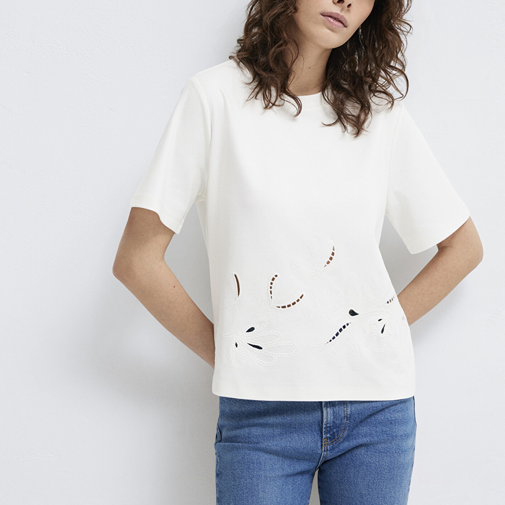 Mavi Ekru Tişört Regular Fit / Normal Kesim 1613759-70057