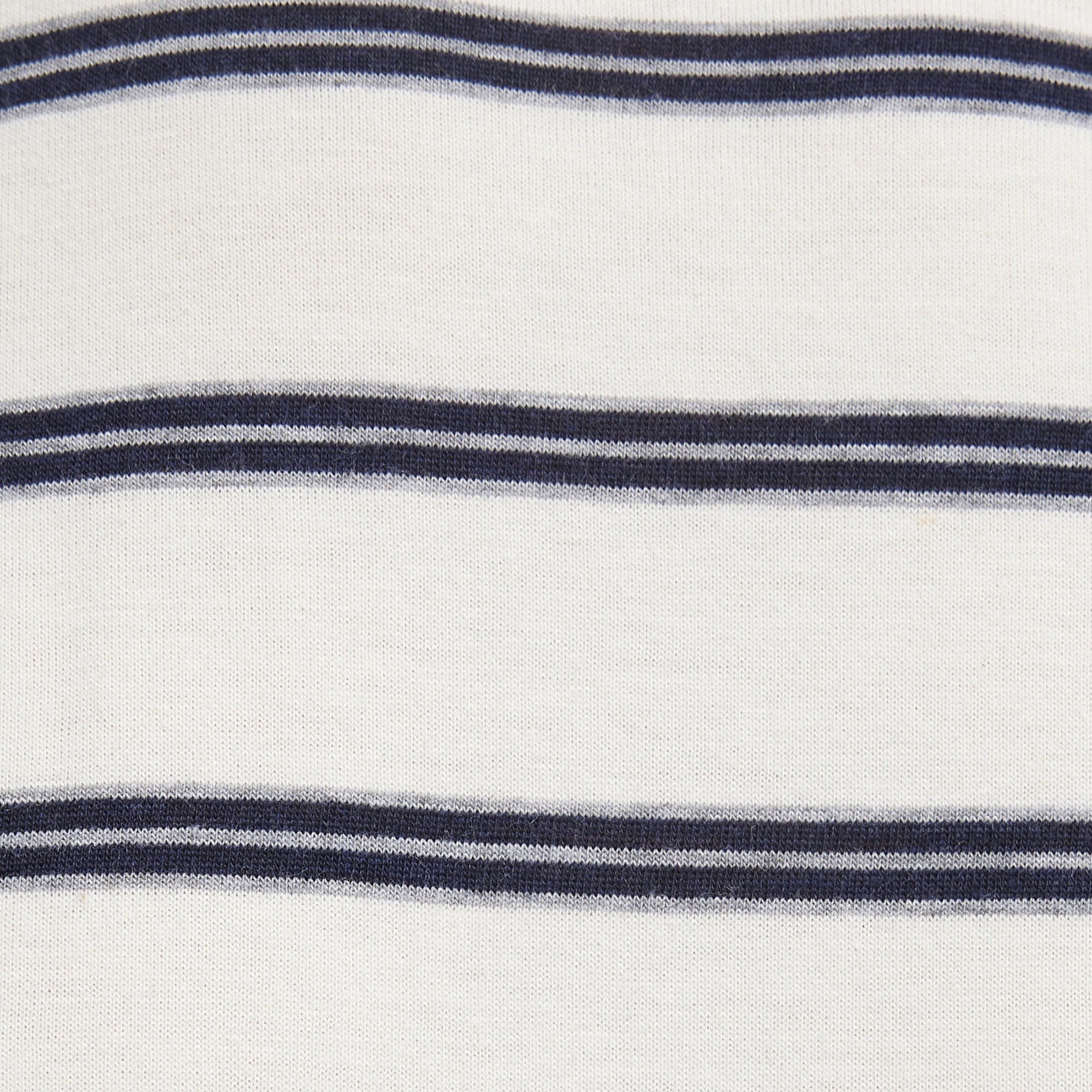 Mavi Çizgili Tişört Loose Fit / Bol Rahat Kesim 0613138-70057